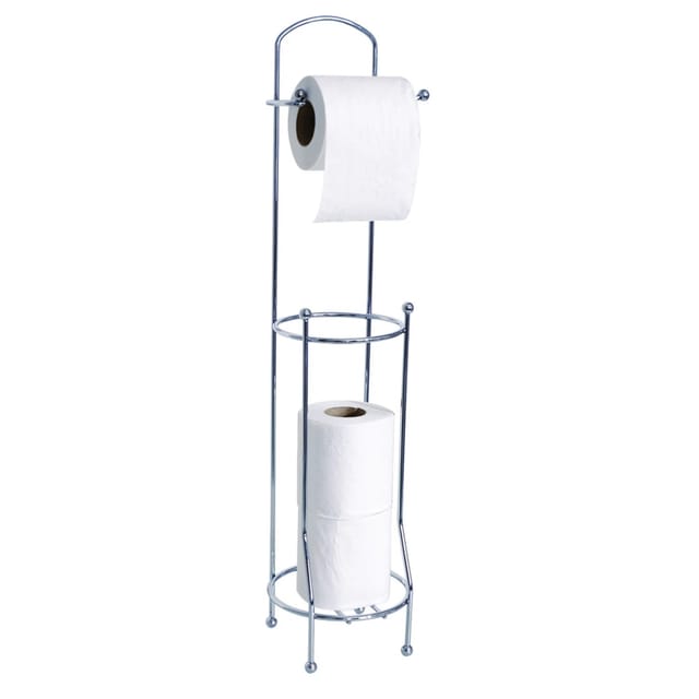 MSV Toilettenpapierhalter Ø 15,3 cm x 65 cm Chrom