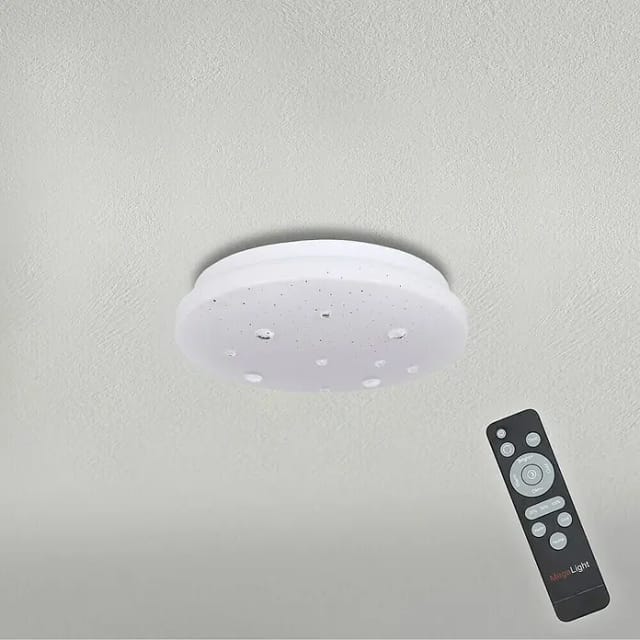 MegaLight LED-Deckenleuchte Shining Diamond 9 W mit Lichtfarbenwechsel Ø 22 cm