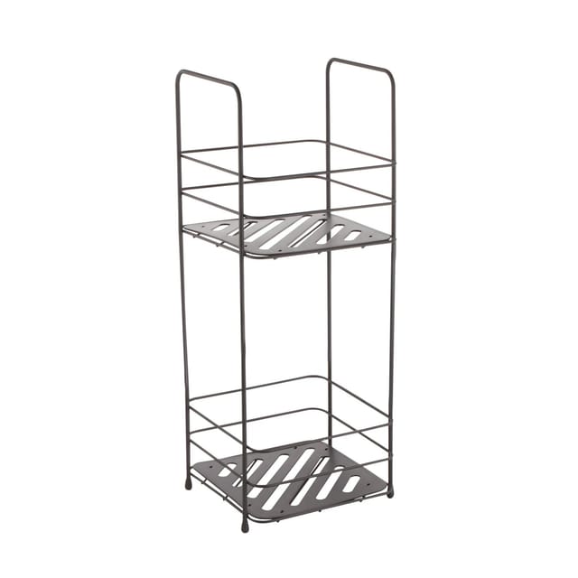 MSV Standregal Kery Stahl 16,5 cm x 15,5 cm x 40 cm Mattschwarz