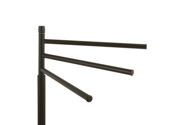 MSV Handtuchhalter Ella Stahl 40 cm x 20 cm x 84,5 cm Mattschwarz