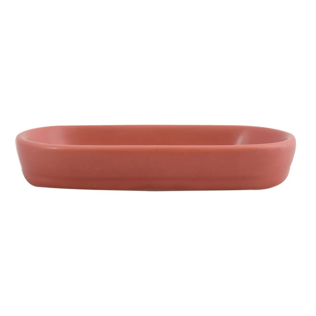 MSV Seifenschale Maonie Keramik 13,9 cm x 9 cm x 2,4 cm Terrakotta