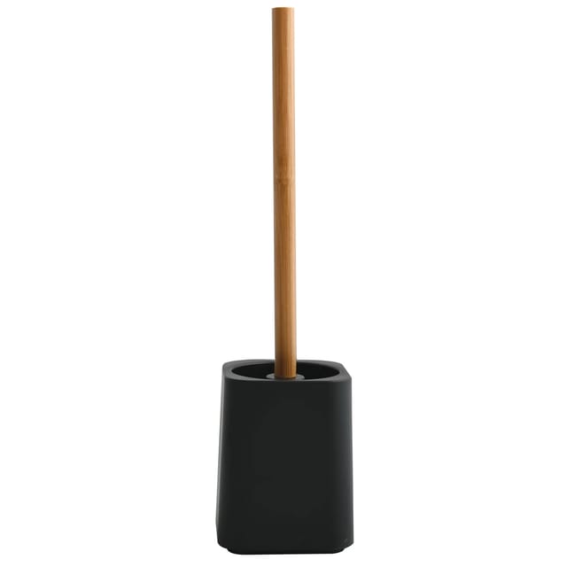 MSV WC-Bürste Kamla Ø 10 cm x 38 cm Schwarz