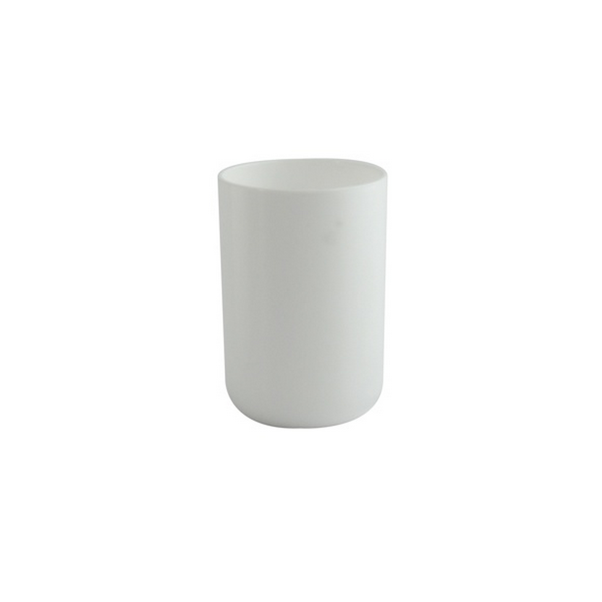 MSV Zahnputzbecher Inagua Polystyrol Ø 7,1 cm x 10,5 cm Weiß