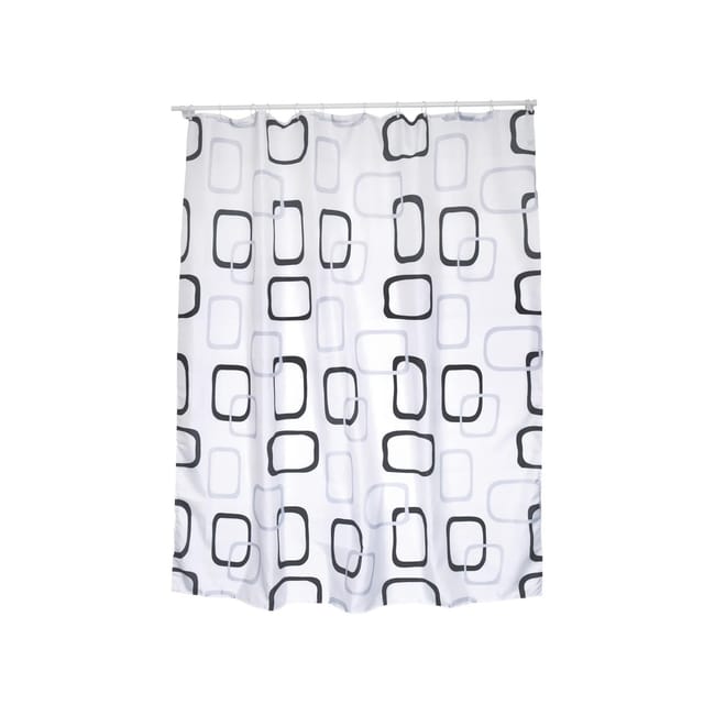 MSV Duschvorhang Vintage Polyester 180 cm x 200 cm Mehrfarbig