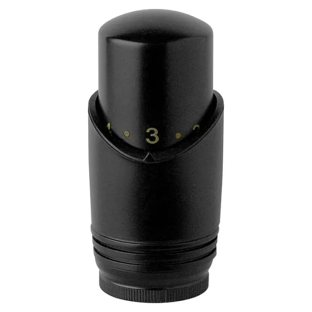 Sanicomfort Thermostatfühler Design M30 x 1,5 Schwarz Matt