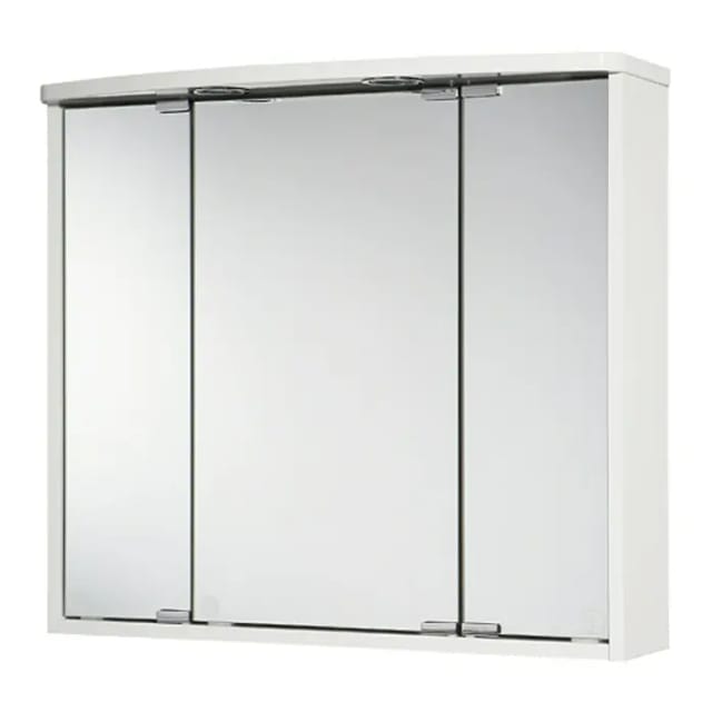 Jokey Spiegelschrank Lumo 67,4 cm x 60,3 cm Weiß Hochglanz