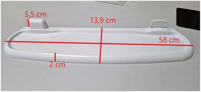 Wenko Wandablage Pure Kunststoff Weiß