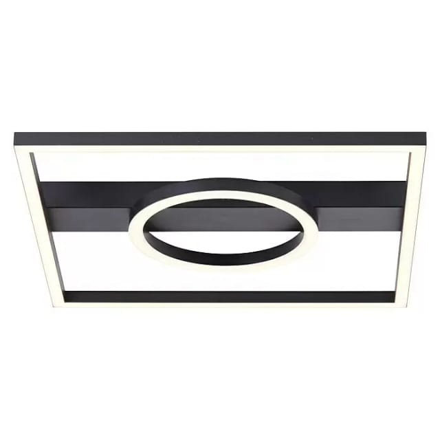 Brilliant LED-Deckenleuchte Maureen 2600,m Schwarz 40 cm x 40 cm