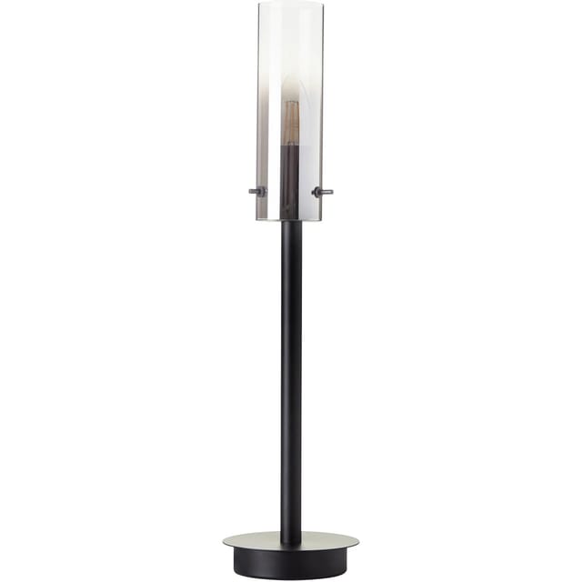 Brilliant Tischleuchte Glasini Schwarz Matt Ø 12 cm x 49,5 cm