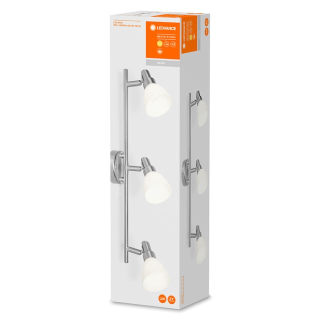 Ledvance LED-Spot 3-flammig Silber 16,5 cm