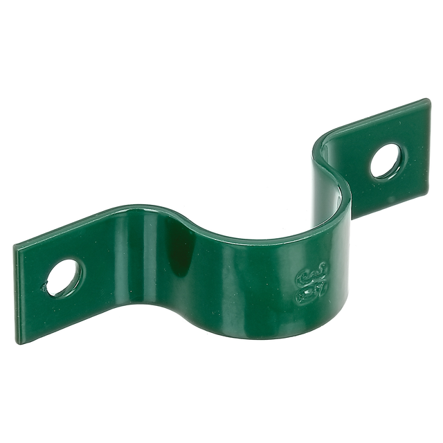 Rohrschelle Grün für Zaunpfahl Ø 34 mm