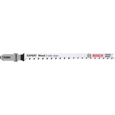 Bosch Expert Stichsägeblatt Wood 2-Side Clean T 308 BO 2 Stück