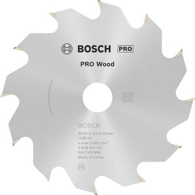Bosch Kreissägeblatt Optiline Wood 130 mm x 24 mm x 20 mm 12 Zähne