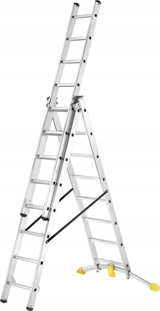 Hailo HobbyLot Alu-Kombileiter 2x8+1x9 Sprossen