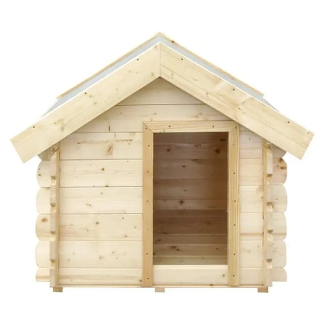 Timbela Hundehütte M401-1 Kleine Beige Braun FSC®