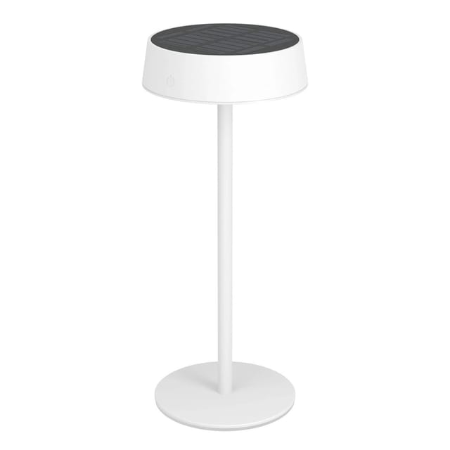 EGLO LED-CCT Solar Tischleuchte SIMERI Weiß Touchdimmer IP54