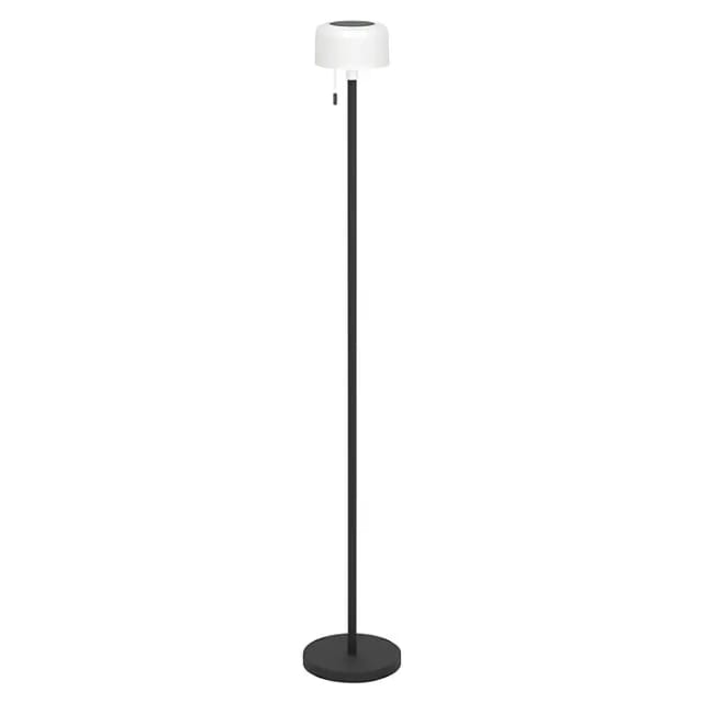 EGLO Solar-LED-RGBW-Stehleuchte MONTAPALMA-L Weiß-Schwarz m. Zugschalter IP54