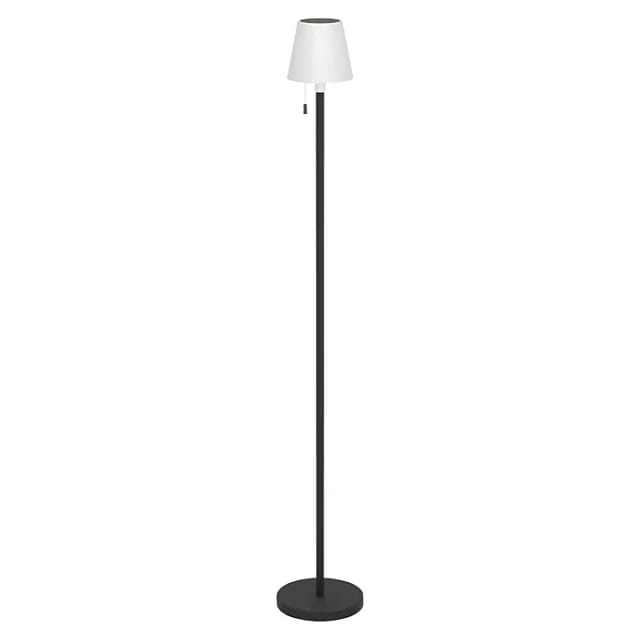 EGLO Solar-LED-RGBW-Stehleuchte MONTAPALMA-L Weiß-Schw. rund m. Zugschalter IP54