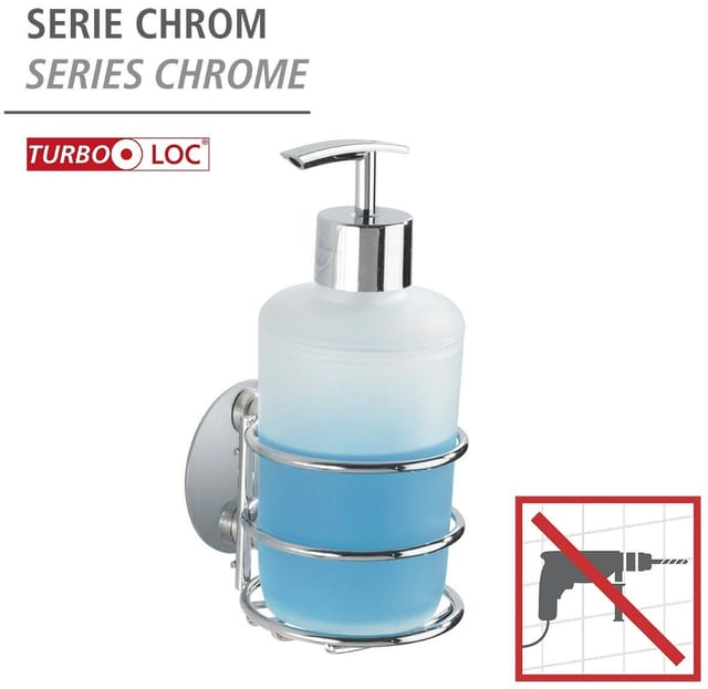 Wenko Seifenspender Turbo-Loc Befestigen ohne Bohren