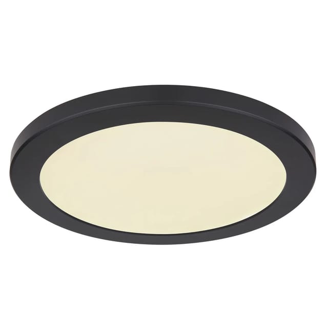 Globo LED-Deckenleuchte Lasse Schwarz Ø 29,8 cm