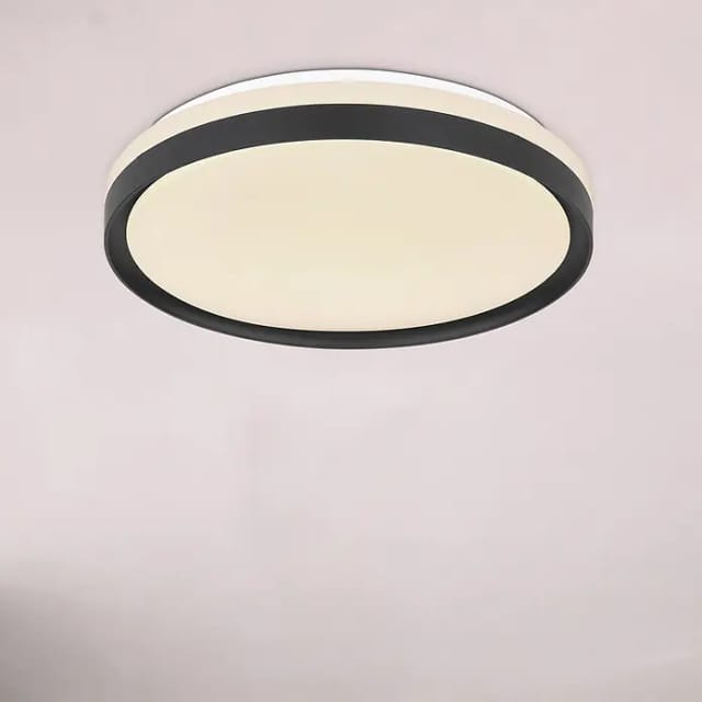 Globo LED-Deckenleuchte Sonny Schwarz/Weiß Ø 39 cm