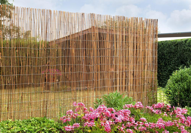 Bambusmatte Vollrohr 90 cm x 300 cm