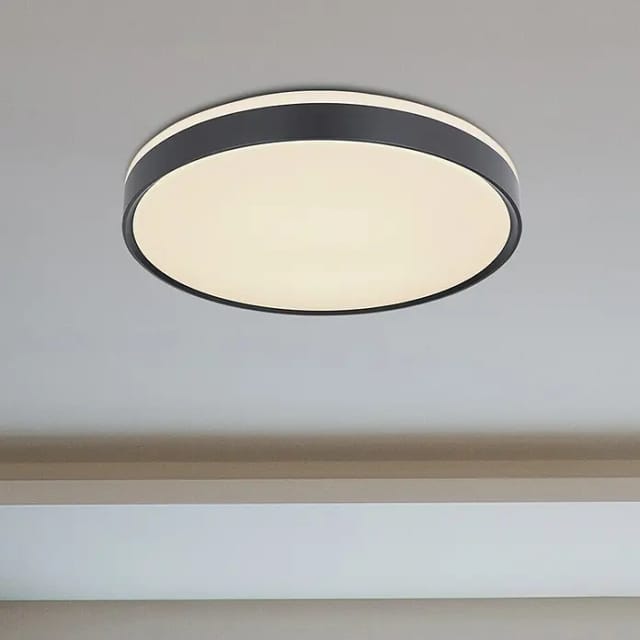 Globo LED-Deckenleuchte Sonny Schwarz/Weiß Ø 49 cm