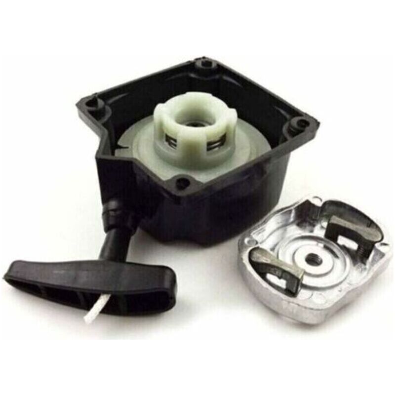 Debuns – Seilzugstarter Für 49cc/52cc Benzinmotoren – Halbautomatischer Starter – Inklusive Antriebsglocke – Kompatibel Mit Freischneidern Und Erdbohrern
