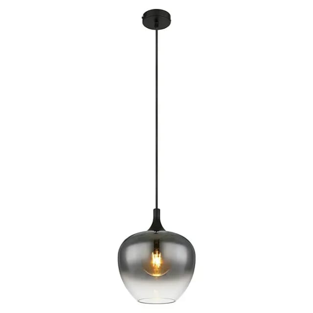 Globo Hängeleuchte Maxy Schwarz Ø 24 cm