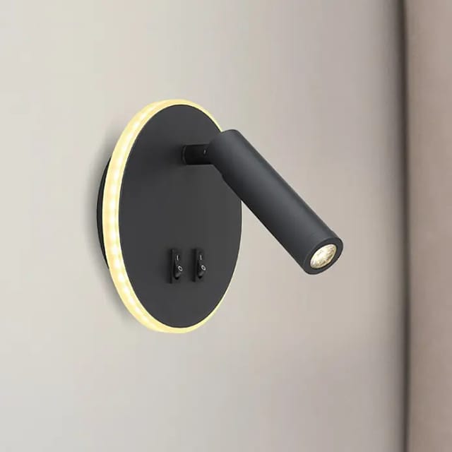 Globo LED-Wandleuchte Many Schwarz Ø 14,6 cm
