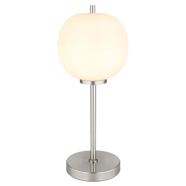 Globo Tischleuchte Blacky I Nickel/Opal