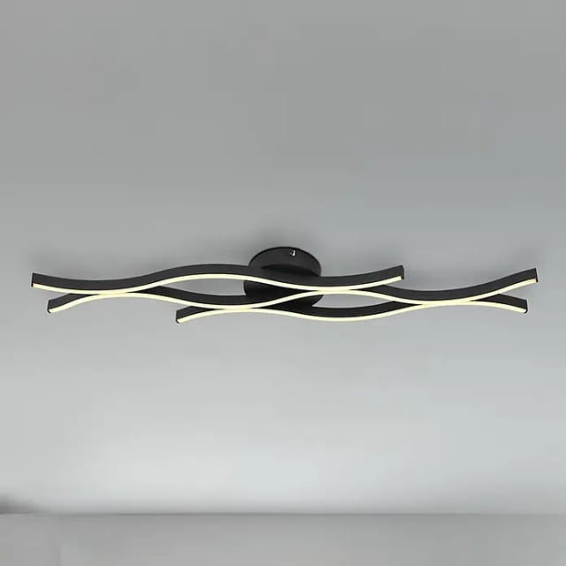 Globo LED-Deckenleuchte Geronimo Schwarz