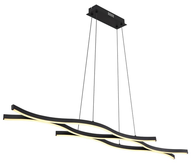 Globo LED-Hängeleuchte Geronimo Schwarz
