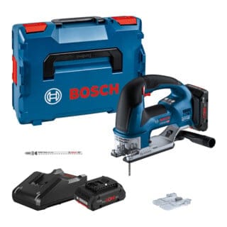 Bosch Professional Akku-Stichsäge GST 18 V-155 BC mit 2 Akkus und L-Boxx