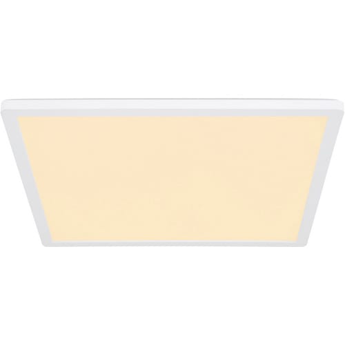 Globo LED-Deckenleuchte Sapana 1-flammig Weiß 420 x 420 x 25 mm Warmweß
