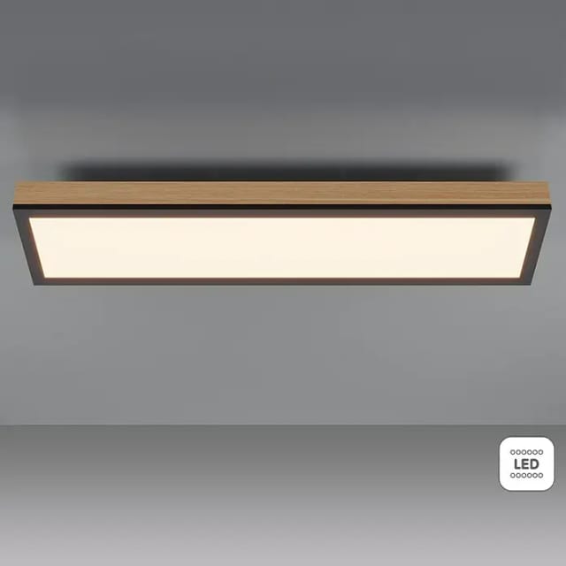 Globo LED-Deckenleuchte Doro 1-flammig Graphit 600 x 150 x 30 mm