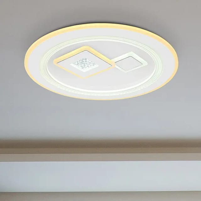 Globo LED-Deckenleuchte Valeria 1-flammig Weiß 466 x 74 mm