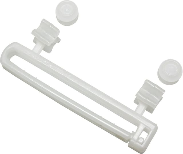 Gardinia Schlaufengleiter mit X-Gleitern und Rollen Weiß 10-er Pack