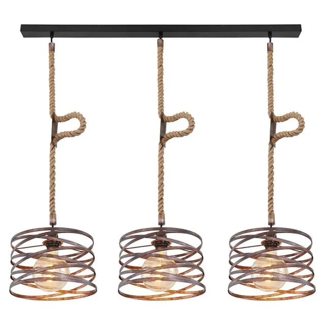 Globo Pendelleuchte Marco 3-flammig Schwarz 1150 x 280 x 1200 mm