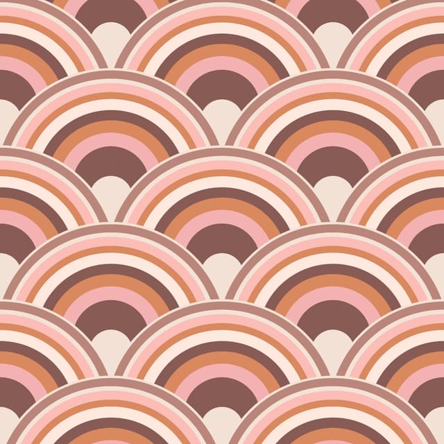 Envy Vliestapete Curve Earth Rosarot FSC®