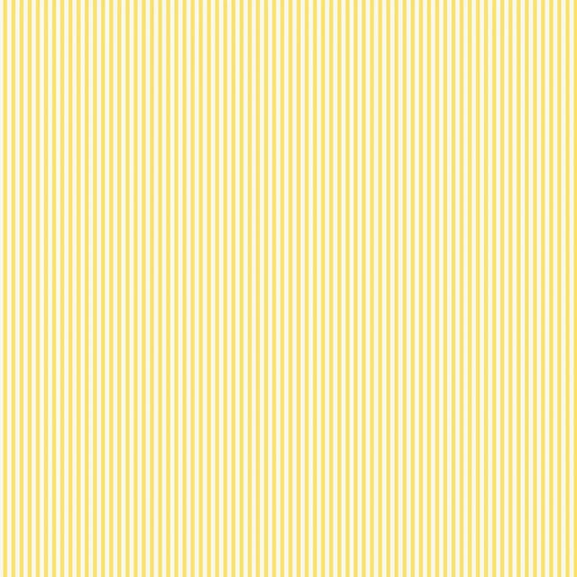 Joules Vliestapete Country Critters Ticking Stripe Lemon Gelb FSC®