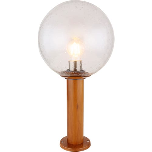 Globo Außenleuchte Ossy 1-flammig Holzoptik 250 x 500 mm