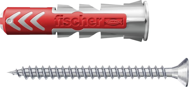 Fischer Dübel DuoPower Ø 6 mm x 30 mm S K 12 Stück mit Schraube