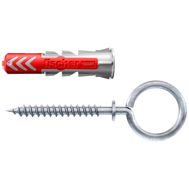 Fischer Dübel DuoPower Ø 8 mm x 40 mm OH K 2 Stück mit Ösenhaken