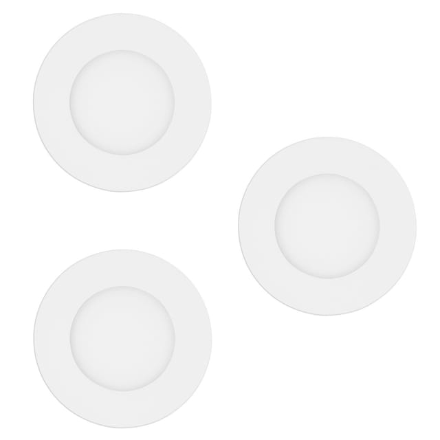 Eglo LED-Einbauleuchte Fueva-Z 3er Set Weiß Tunable White und RGB