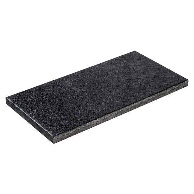 Diephaus Terrassenplatte Sassari Schwarz-Basalt 80 x 40 x 4 cm