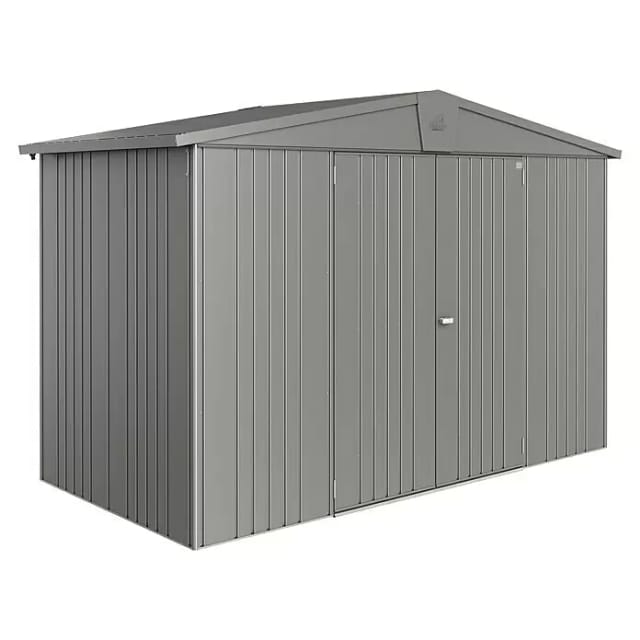 Biohort Metall-Gerätehaus Europa Quarzgrau-Metallic 4,6 m²