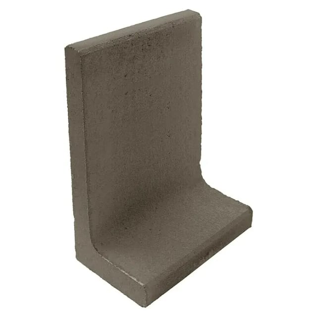 Diephaus L-Stein unbewehrt Anthrazit 80 x 40 x 40 x 7 cm L-Stein