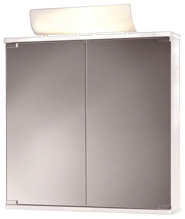 Jokey Spiegelschrank Entro 60 cm Hochglanz Weiß mit Steckdose