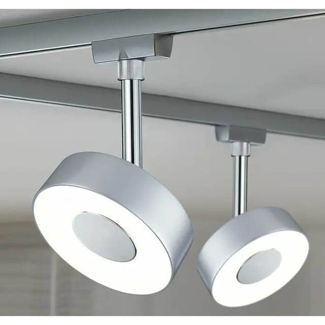Paulmann Urail LED Schienenspot Circle 180lm 5W 4000K 3-Step-Dim 230V Chrom Matt